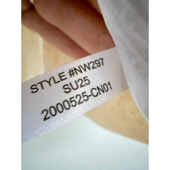 Madewell | NWT Linen-Blend Crewneck Cardigan in Beach Sand | Sz XL - Picture 7 of 9